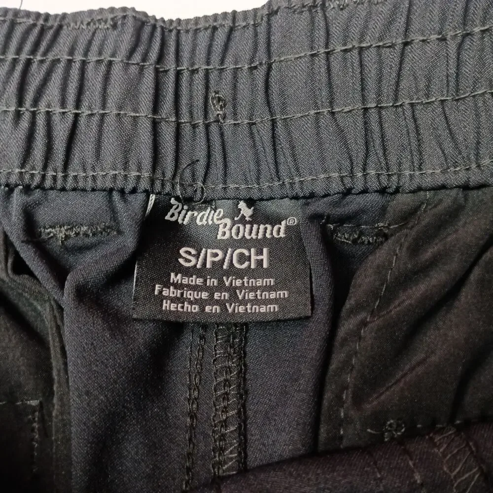 Birdie Bound Golf Joggers Men's S Black‎ Stretch Drawstring